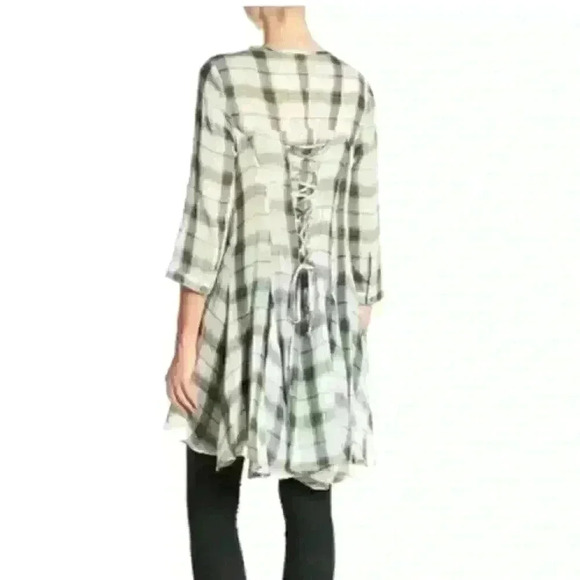 Aratta Summer Breeze Shirt Tunic Green Small Nwts! - Picture 2 of 10